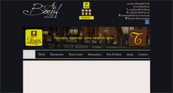 Desktop Screenshot of hotel-au-boeuf.com